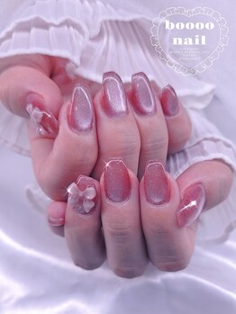 ブーネイル(boooo nail)/冬新作◇マグネットリボンネイル