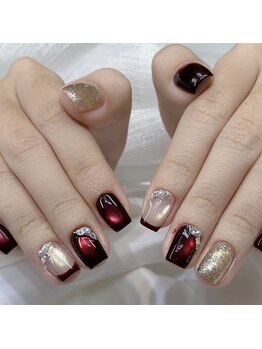 ルミ(Lumi)/自爪アート＋パーツ放題 ¥7980