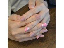 ネイルサロンアンドスクール リコ(Rico)の雰囲気(もこもこのフラワーネイル 今の季節にぴったりです♪)