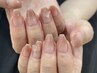 【自爪平日16時まで】シンプル持ち込みデザインパーツつけ放題¥8900