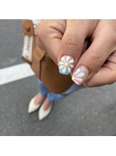 ネイルズカフェアン 姫路駅前店(nails cafe an)/flower nail*　￥8250(tax in