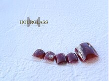 アワーグラスネイル 海田店(HOURGLASS NAIL)/デザインFOOT*新7400円/再7900円