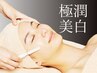 【透明感爆発☆映える透白肌へ】毛穴洗浄+集中美白&抗酸化ケア60分¥4400