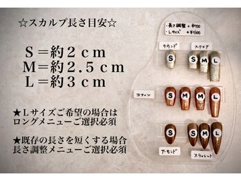 ※スカルプコース確認事項