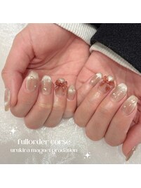 マグネットグラデーションネイル