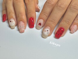 チェックネイル