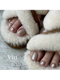 フットネイル　ワンカラー