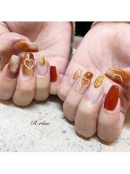 アールローズ(R-rose)/ニュアンスネイル