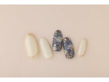 ヴァンネイル(VINGT NAIL nail&eye beauty)/大人フラワーネイル