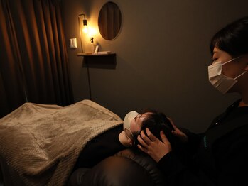 仙豆のちから 心斎橋店/施術中の照明