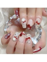 メル バイ ウィリートーキョー(MELL by wellytokyo)/チェックネイル　ワンホン