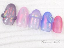 ラグジュアリー ネイルズ(Luxury Nails)/ぷっくり◇クリアリングNail