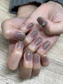 シアーブラック＆キルティング