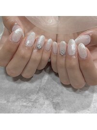 那覇ネイル/ホワイトネイル♪