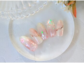 武蔵新城　春ネイル