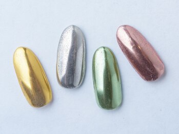 キュービーネイルプラス 幕張店(QB Nail plus)/ミラーネイル
