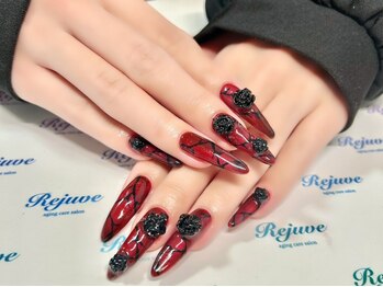 リジュベ(Rejuve)の写真/【スカルプ10本定額シンプルコース¥13200】自爪が伸びたような自然な長さだしで、指先を長く美しく♪