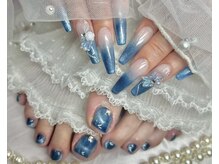 ハンド&フット同時施術で施術時間を短縮＊