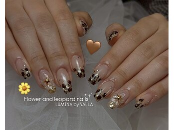 レオパード×クリアフラワー♪