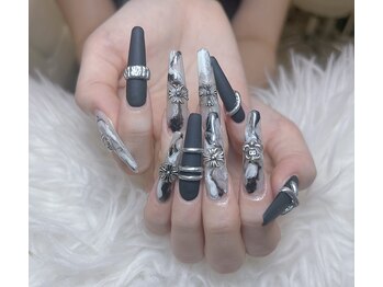 Miya_nail 【ミヤネイル】/長さ出し、アートパーツつけ放題