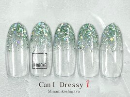 キラキラワンポイントネイル