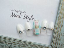 ミンクスタイル 恵比寿店(Mink Style)/タイル風フレンチネイル