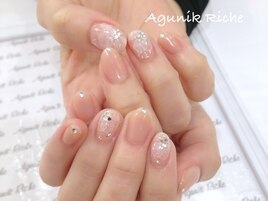 【水彩ネイル】