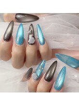 ベル 仙台店(Belle)/黒×水色☆