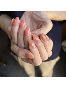 リノン(Linon)/桃ネイル