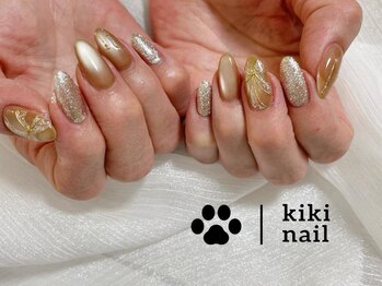 キキネイル 溝の口(kikinail)/クリスマスネイル/リボン