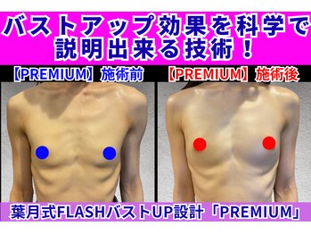 セブンシーズ 上野店(Seven Seas)/バストアップ/施術結果/並び比較