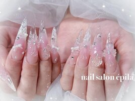 クリアレース×pink