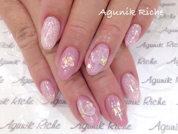 アグニークリッシェ(Agunik Riche)/【水彩ネイル】