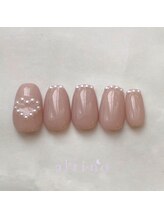 アルティノ ネイル ガーデン(altino nail garden)/パールハートデザイン