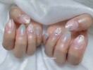 パールカラーマーメイドネイル