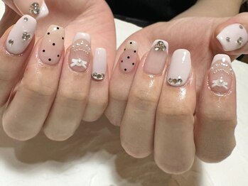 デューネイルスタジオ(dew nail studio)/ピンクフレンチ