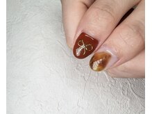 ナナネイル(7.Nail)/ちょい可愛いリボンアート