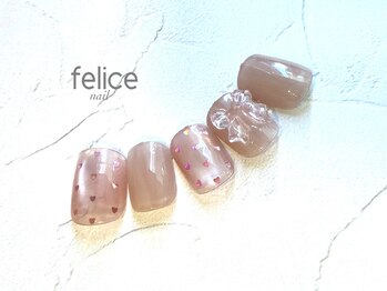 フェリーチェビューティー 大宮西口店(felice BEAUTY)/【定額ネイル】7980