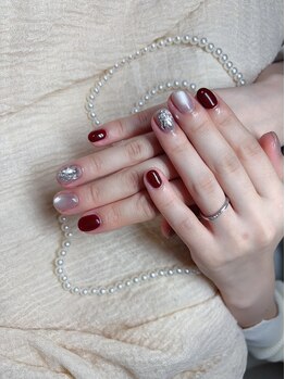 エンシンサロン(Enshin Salon)/ストーン埋め尽くしネイル