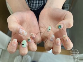 青リンゴネイル