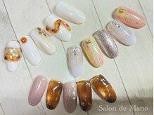 サロンドマーノ(Salon de Mano)の雰囲気（月替り☆キャンペーンネイル♪写真：オフ込み定額6800円）
