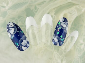 シューズネイルプロデュース/サマーフラワーデザイン