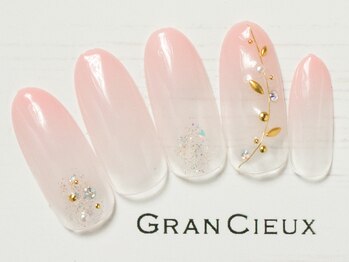 クアトログランシュ 青葉台(QUATRO×GranCieux)/ワイヤーフラワーネイル／6500円
