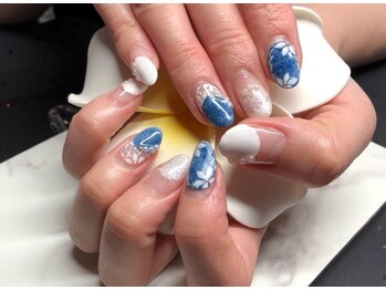 リエル(Riel)/フラワーデニムフレンチ