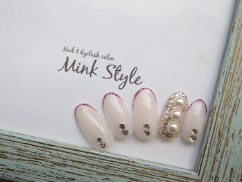 ミンクスタイル 恵比寿店(Mink Style)/パールフレンチネイル