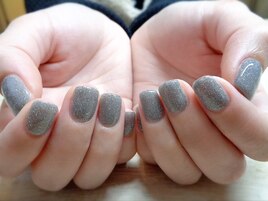 トレンド フラッシュネイル ラメ