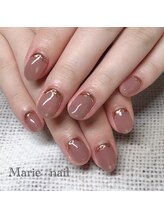 マリーネイル(Marie nail)/#ミラーネイル