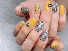 トランク ネイル(trunc nail)/パイソン柄☆付け放題