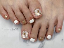 ネイルアトリエルカ(nail atelier LUCA)/W-923 ステンドグラスネイル