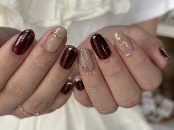 リノ(lino)/ボルドーネイル 9/17